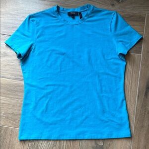 Theory Blue Short Sleeve Tee
